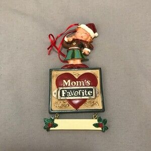 Kurt S. Adler Christmas Ornament Personalizable “ Mom’s Favorite “